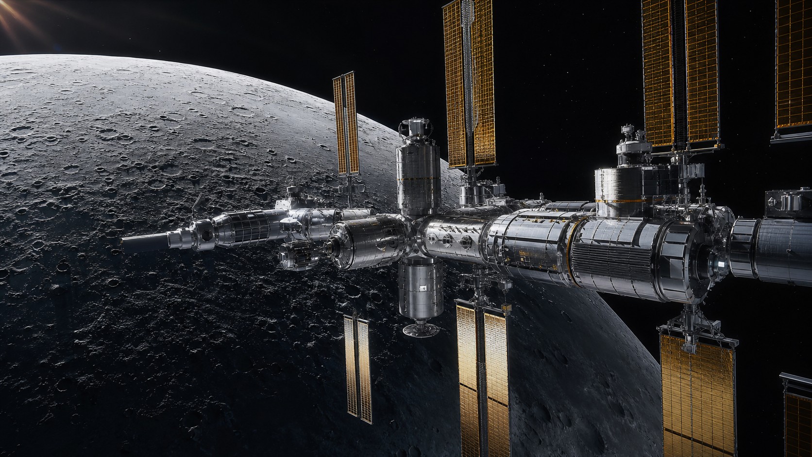 La Lunar Gateway: la stazione spaziale che orbiterà intorno alla Luna