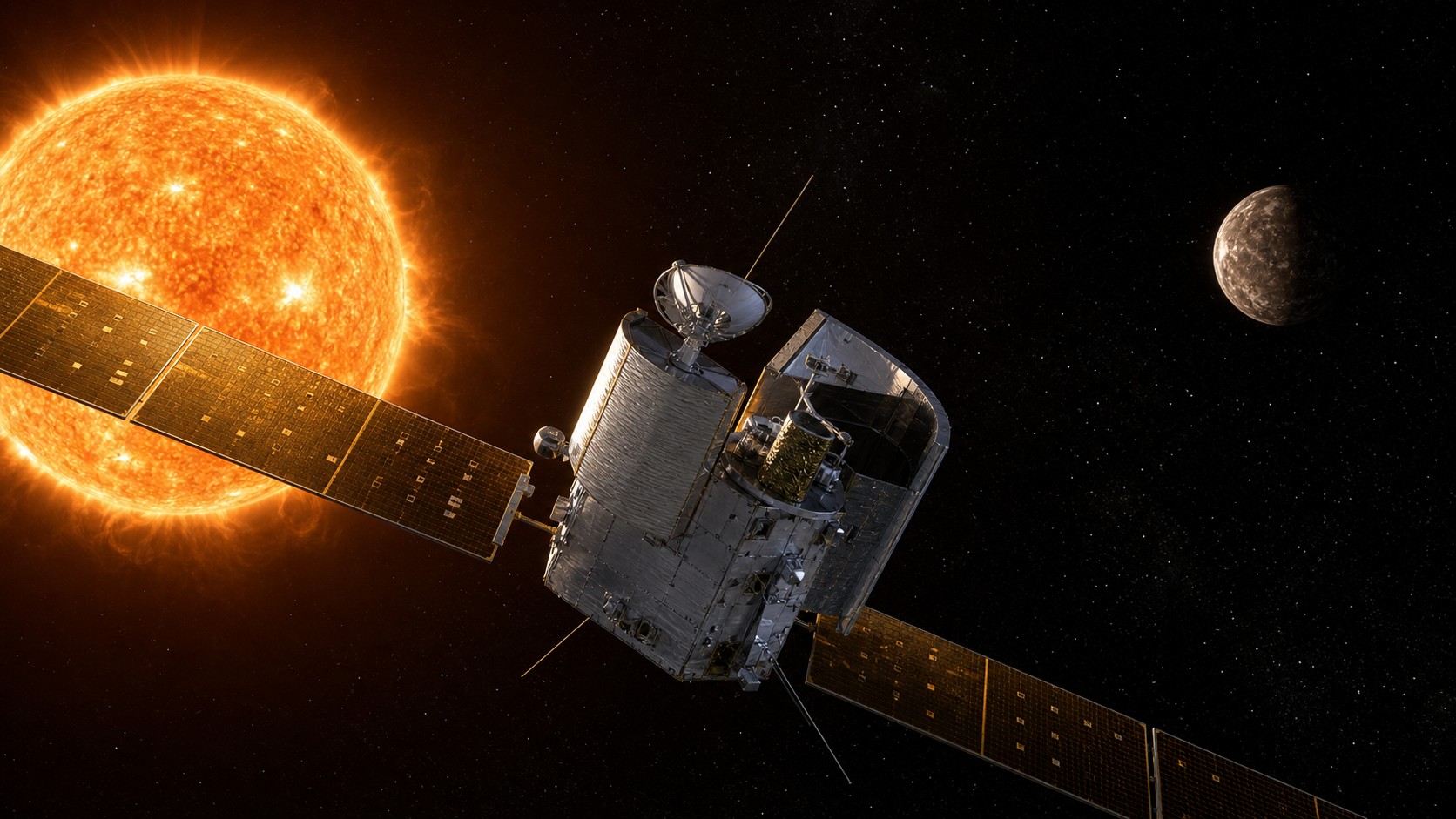 La sonda BepiColombo verso Mercurio