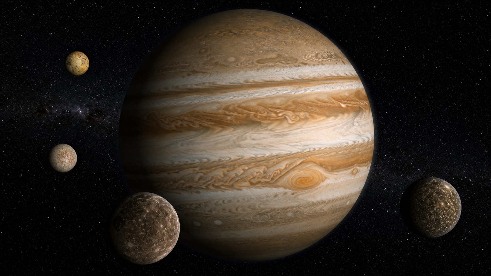 Le lune galileiane: i quattro mondi scoperti da Galileo