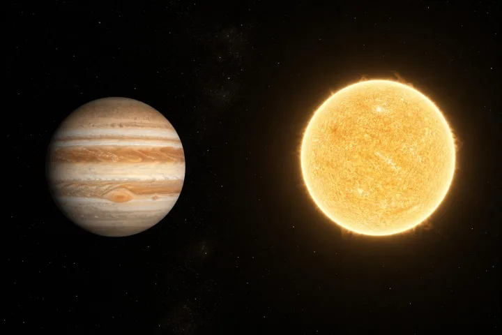 Giove fotografato dallo spazio, immagine reale NASA