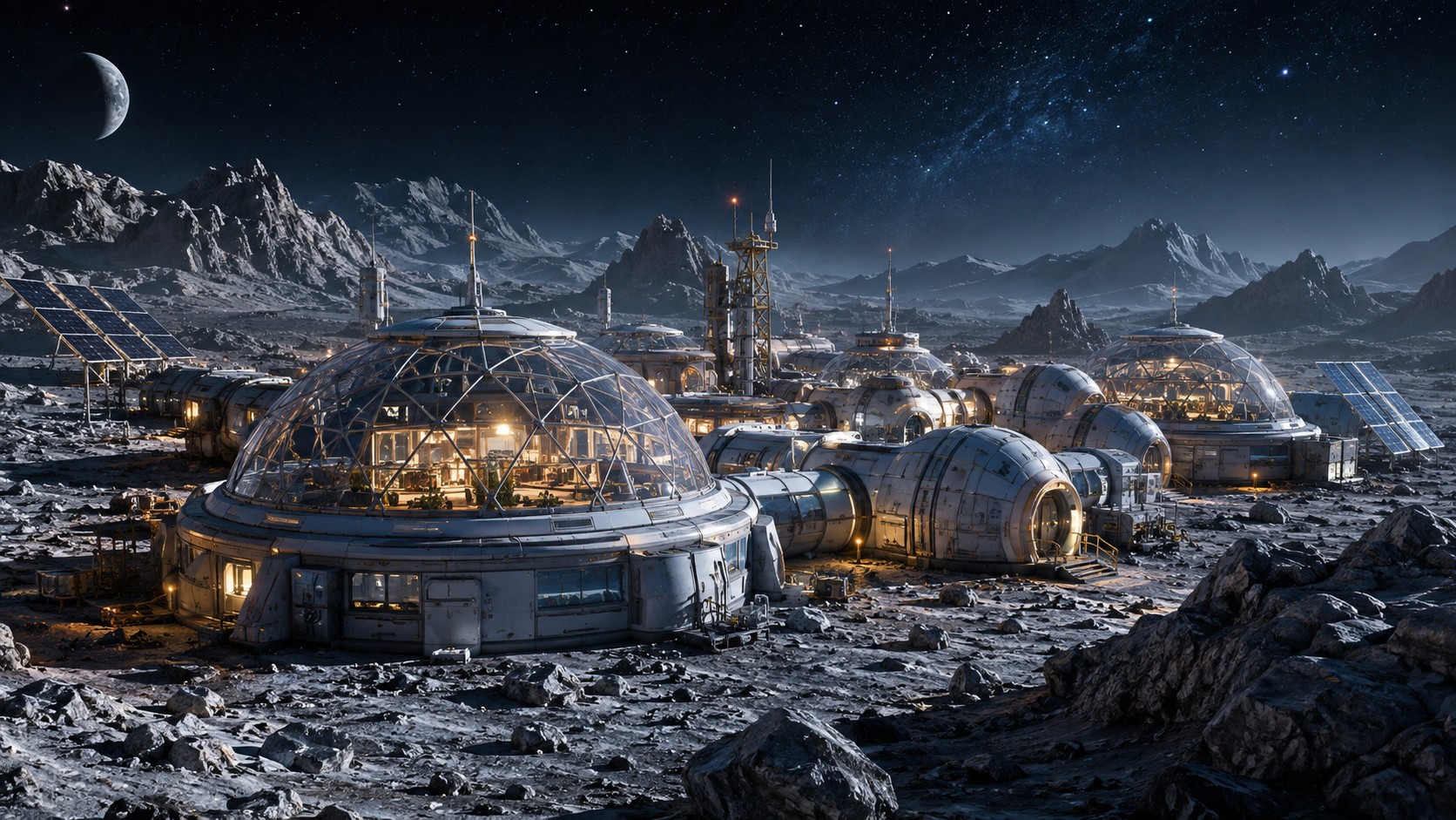 Base sulla Luna o su Marte: quale è più facile costruire?