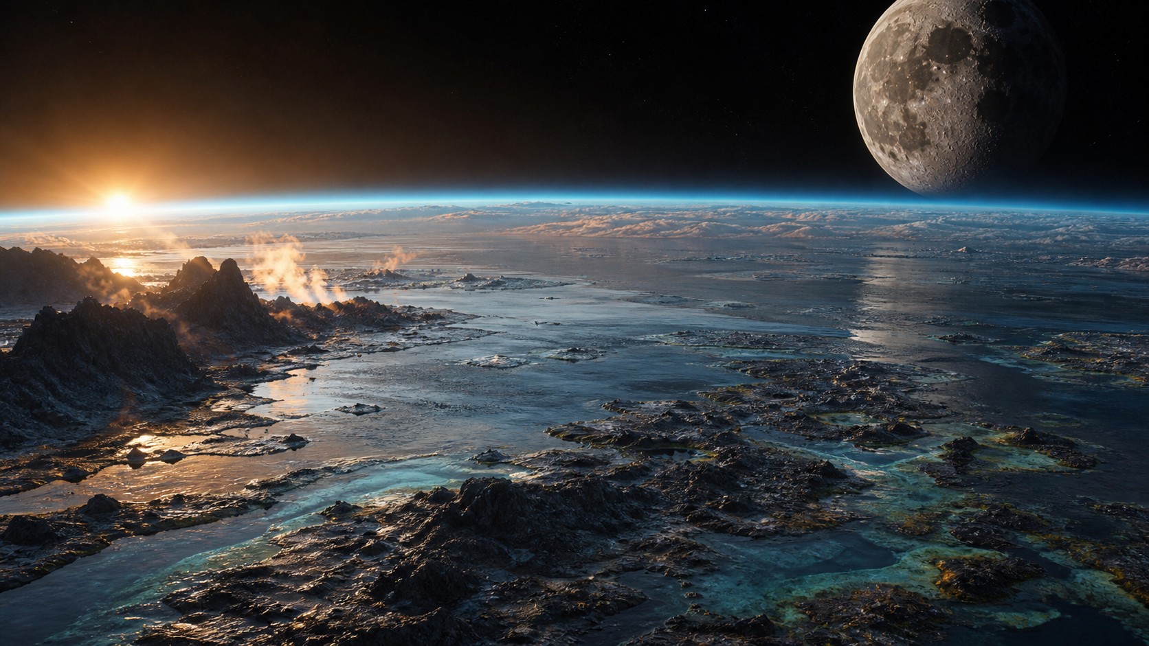 Come la Luna ha influenzato la nascita della vita sulla Terra