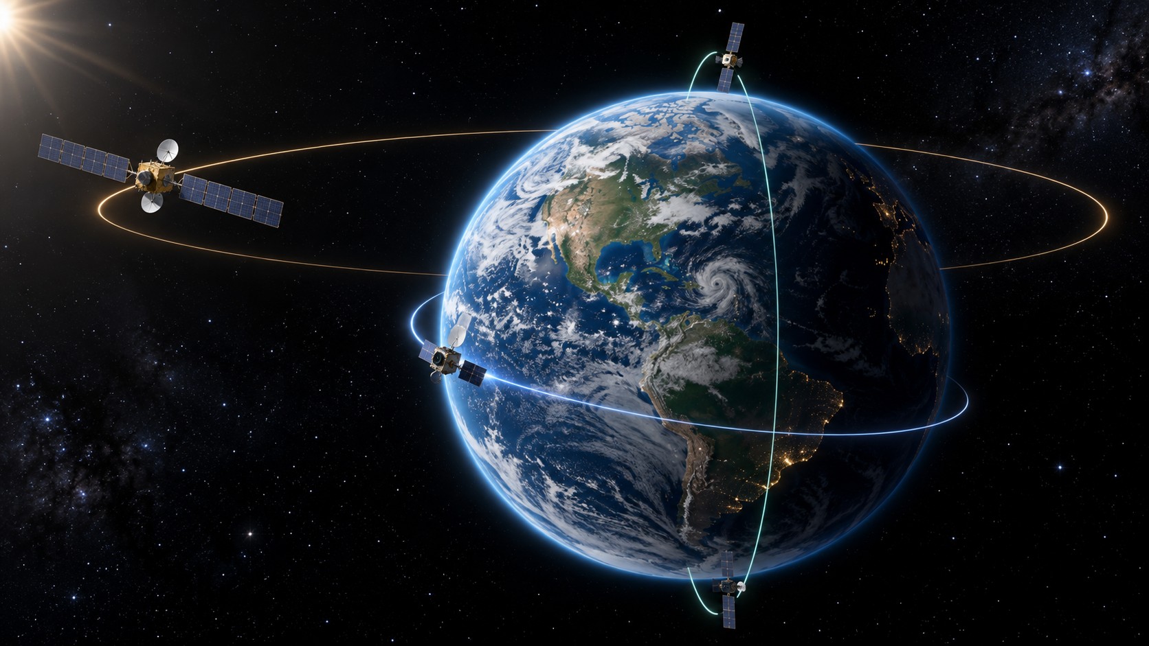 Le orbite dei satelliti: geostazionaria, bassa e polare a confronto