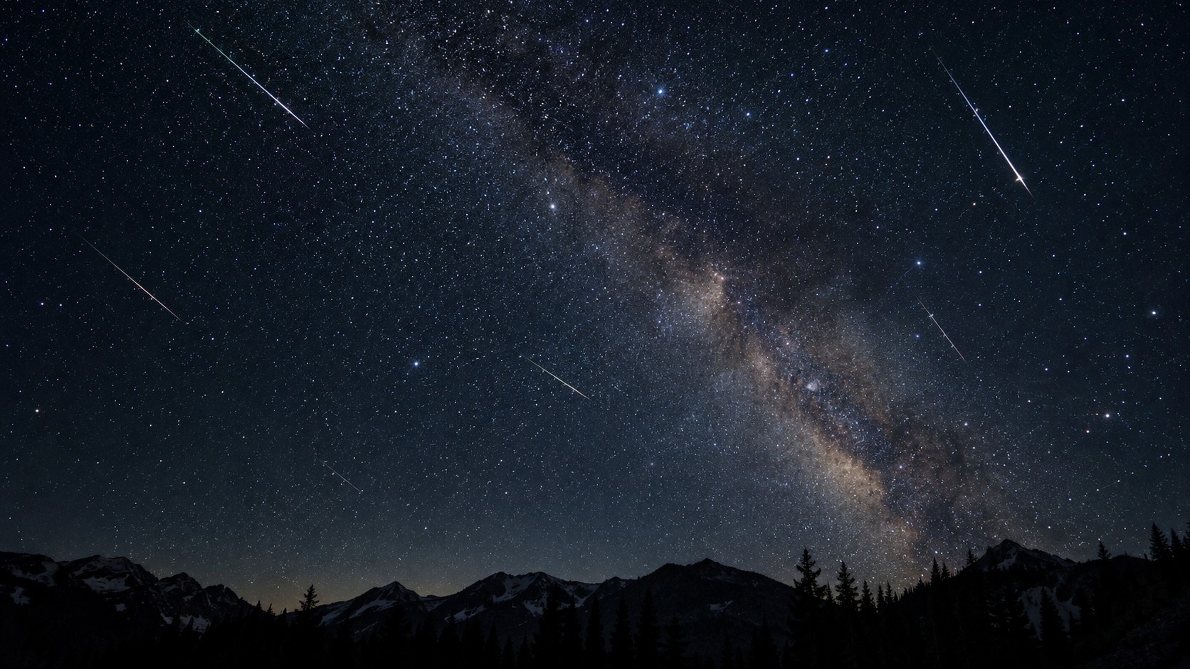Perché le stelle cadenti di uno sciame sembrano venire tutte da un unico punto