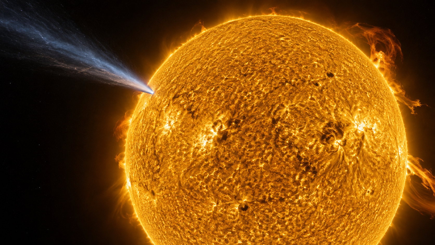 Le comete radenti: quando una cometa sfiora il Sole