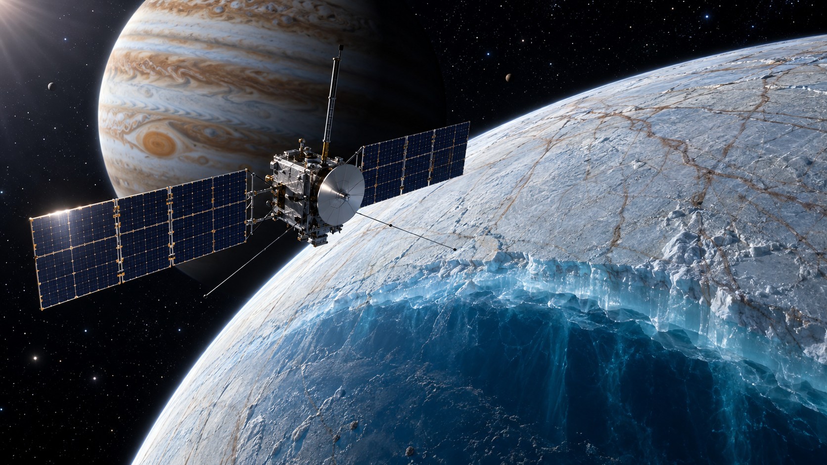 La sonda Europa Clipper e la ricerca di un oceano nascosto